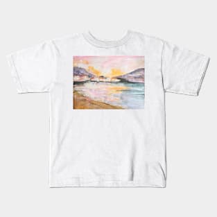 Costa Brava Coastline Kids T-Shirt